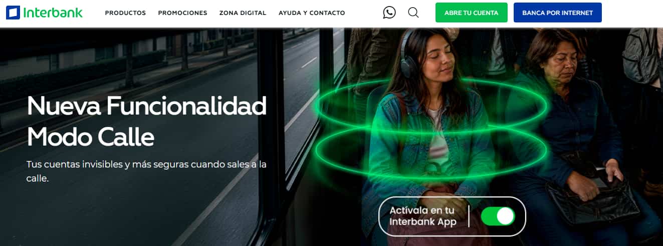 Modo Calle Interbank: qué es, cómo activarlo y límites 2026